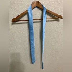 Retro silk tie, light blue, nearly new